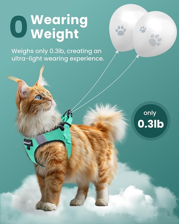 FAYOGOO Cat Harness & Leash Set, Escape Proof - Image 4