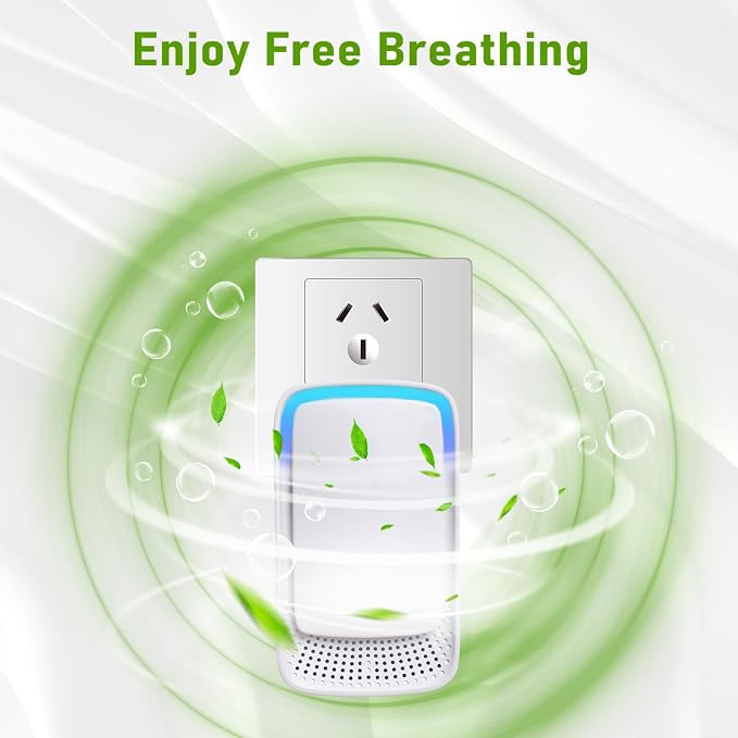 2026 New3 Pack Plug In Air Ionizers-Negative Ion Air Purifier - Image 7