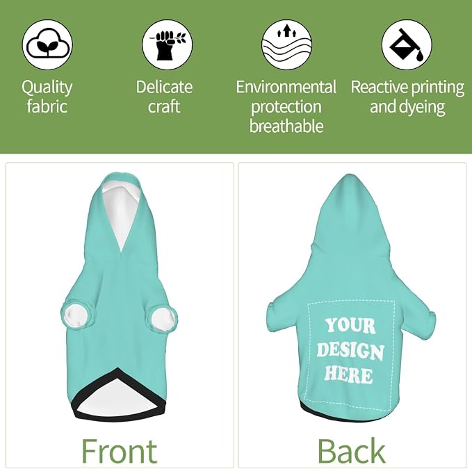 Dog Costume, Custom Dog Hoodie, Dog Name Costume Holiday Pet Pajamas Outfit - Image 4