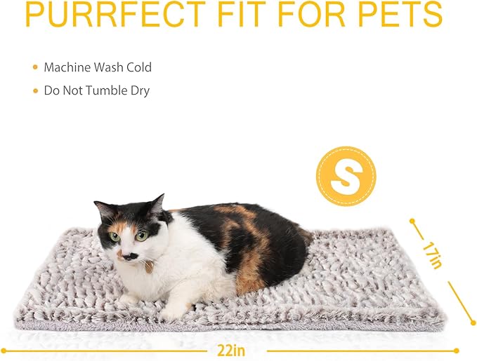 Self Heating Cat Pad Self Warming Cat Bed 22" x 17" Thermal Mat Extra Warm Pet - Image 5