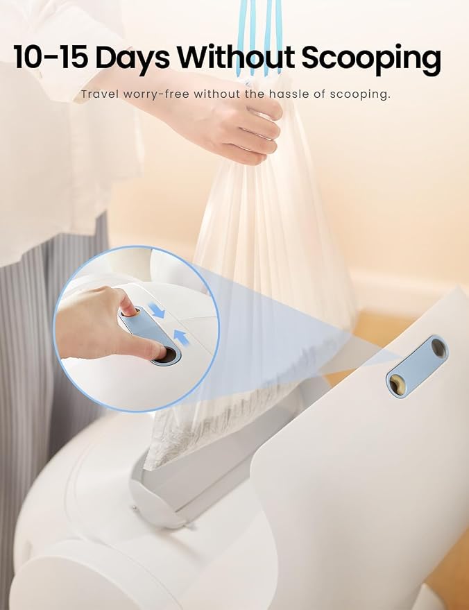Self Cleaning Litter Box, Integrated Safety Automatic Cat Litter Box Self - Image 7