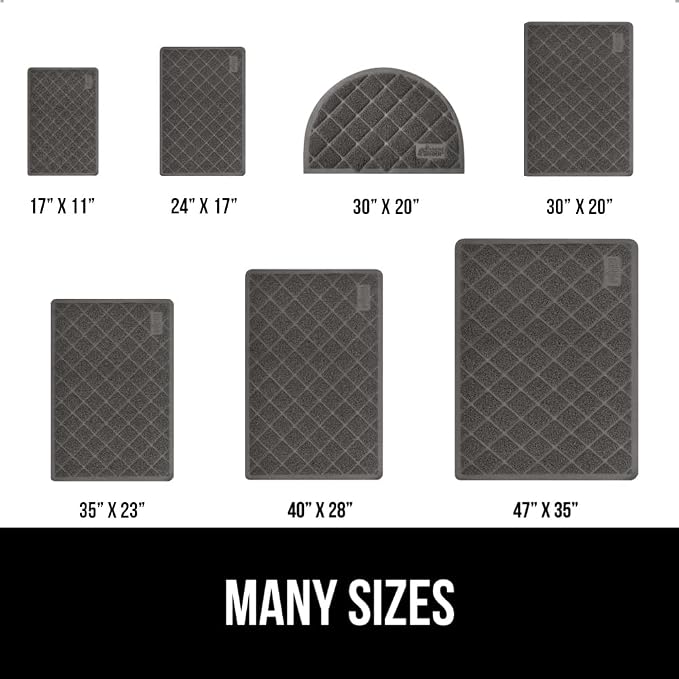 GORILLA GRIP Cat Litter Box Mat, Water Resistant, US Designed Kitty Litter - Image 6