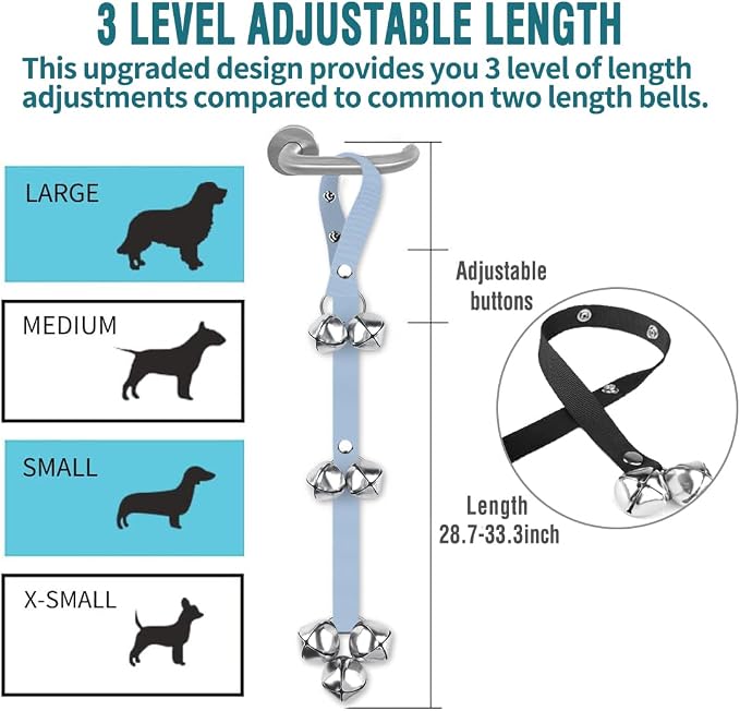 BLUETREE Dog Doorbells Premium Quality Training Potty Great Dog Bells - Image 5