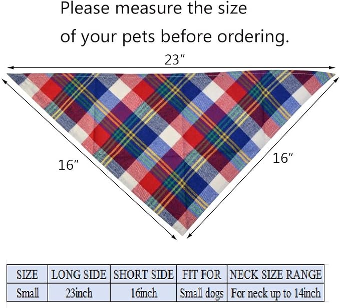 15pcs Dog Bandanas, Dog Scarf Kerchief Bibs Washable Girl Boy Dogs Bandanas Set - Image 3