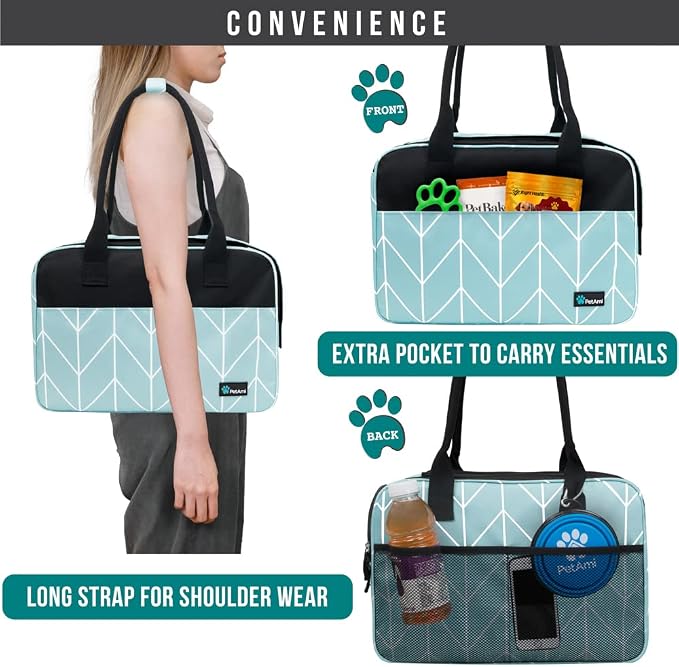 PetAmi Dog Purse Carrier for Small Dogs, Airline Approved Soft Sided Pet Carrier - Image 6