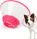 Pet Cone Recovery Dog Cone Adjustable Dog Collar Clear Padded Collar by Andiker-ServingforYou