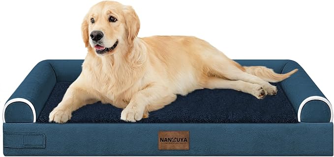 Large Dog Bed Orthopedic Washable: Beds Bolster XL Bed Big XLarge Dogs Memory by Nanuya