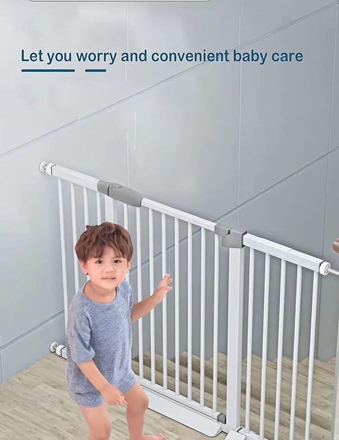 Extra Long Baby Gate Extra Wide, Large Dog Gate Indoor, Child Proof Gate - Image 2