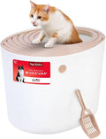 IRIS USA Cat Litter Box, Large Top Entry by IRISUSA