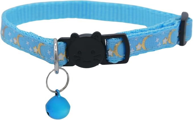 Set of 2: KioKatt Celestial Nylon Cat Collars - Image 3