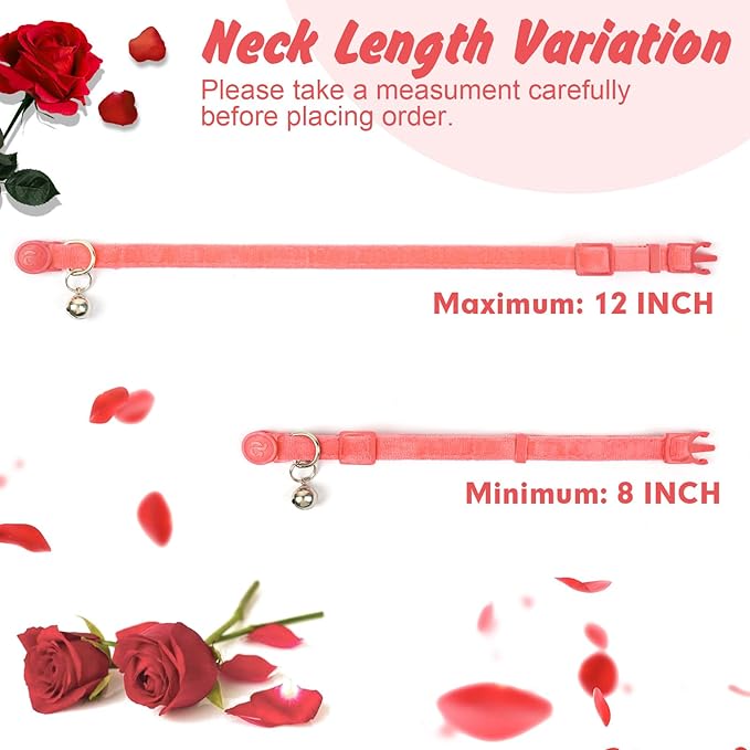 azuza 2 Pack Cat Collar Floral - Image 6