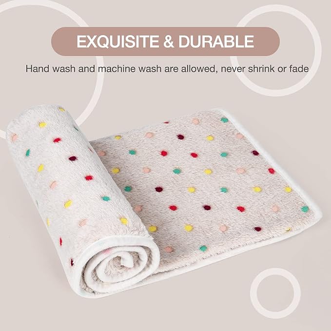 Dono 1 Pack 3 Dog Blankets, Soft Fluffy Fleece Pet Blanket Warm Sleep Mat Paw - Image 6