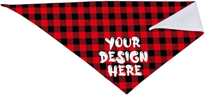 Custom Dog Bandana Add Your Text Photo Name Personalized Neckwear Bandanas Soft - Image 5