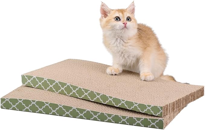 Cat Scratcher Cardboard Scratching Pads Scratch by MECOOL