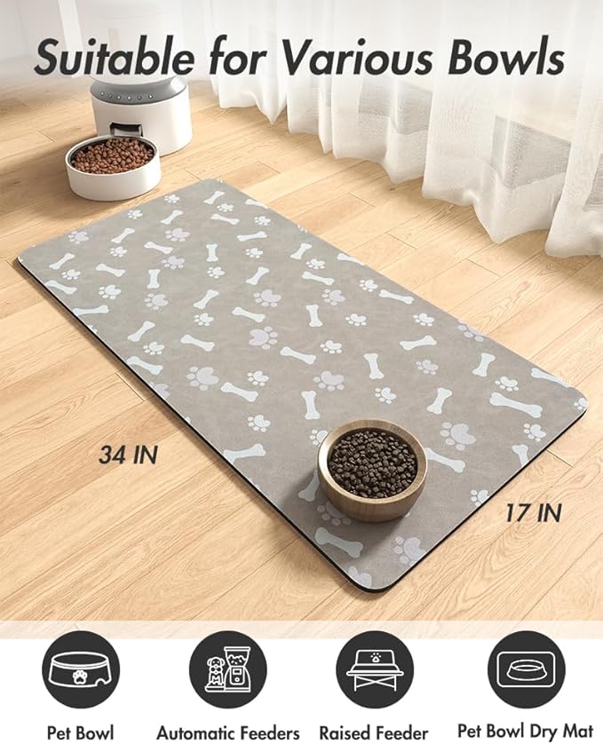 MontVoo Dog Food Mat-Pet Feeding Mat - Image 8