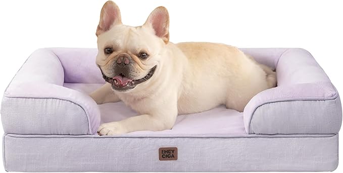 EHEYCIGA Orthopedic Dog Bed for Medium Dogs, Waterproof Memory Foam Medium Pet by EHEYCIGA