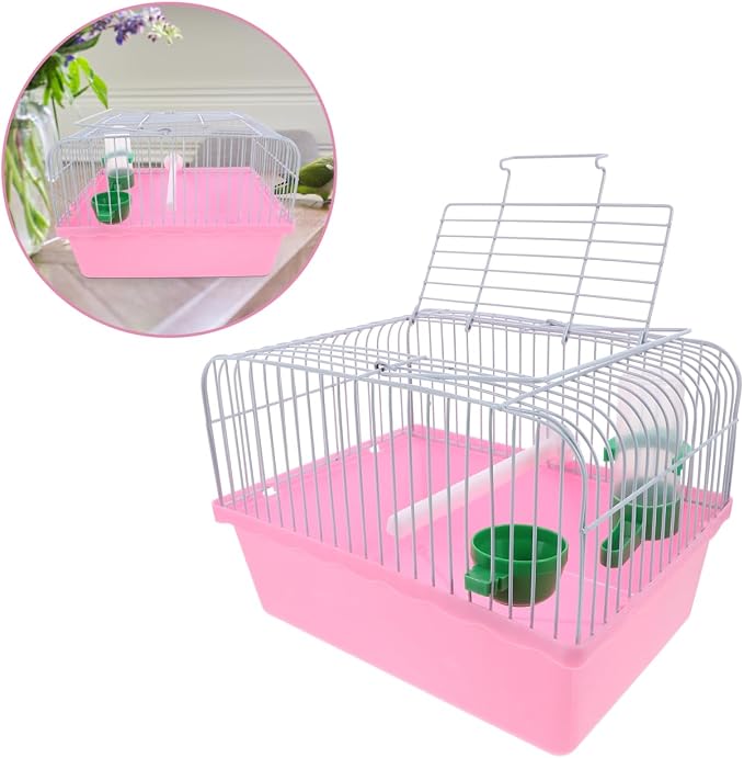 Portable Bird Travel Cage for Small Birds Parrots Lovebirds - Image 6
