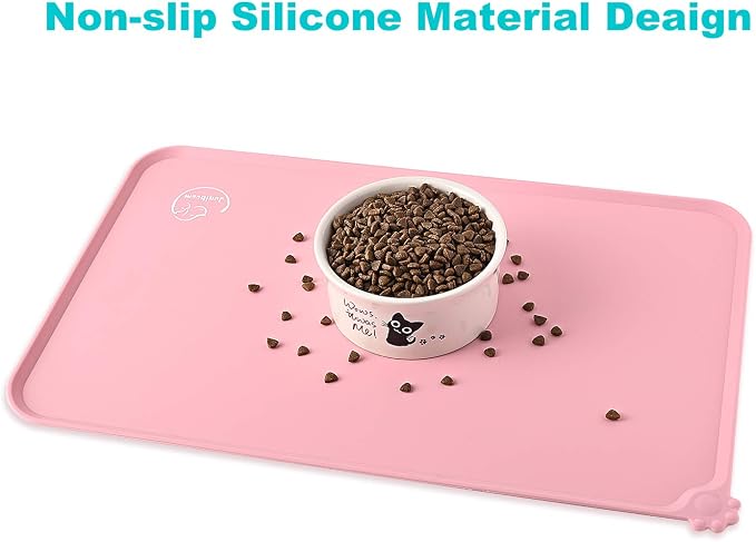 Silicone Waterproof Dog Cat Pet Feeding Mats, Non Slip, Easy Clean Pet Dog Cat - Image 5