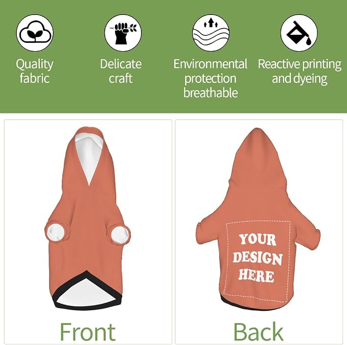 Dog Costume, Custom Dog Hoodie, Dog Name Costume Holiday Pet Pajamas Outfit - Image 4