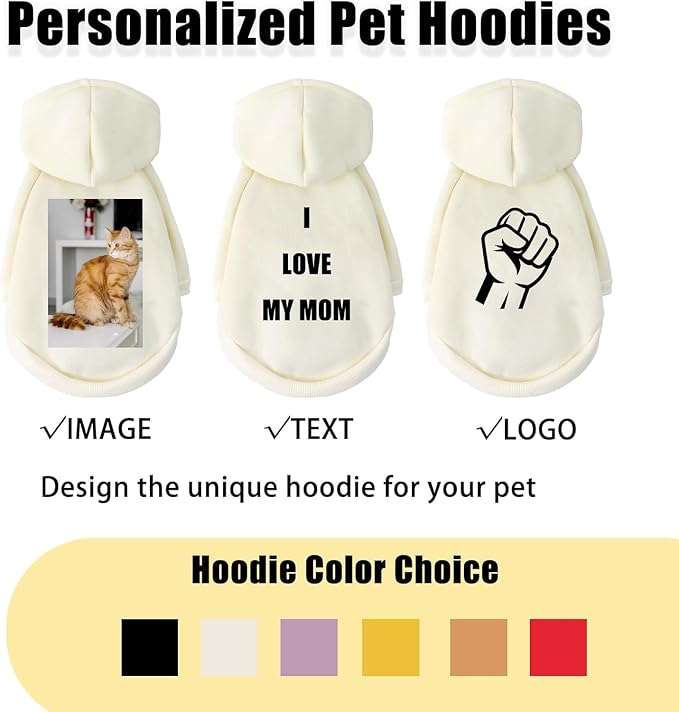 Custom Dog Hoodie, Personalized Sweatshirt - Image 3