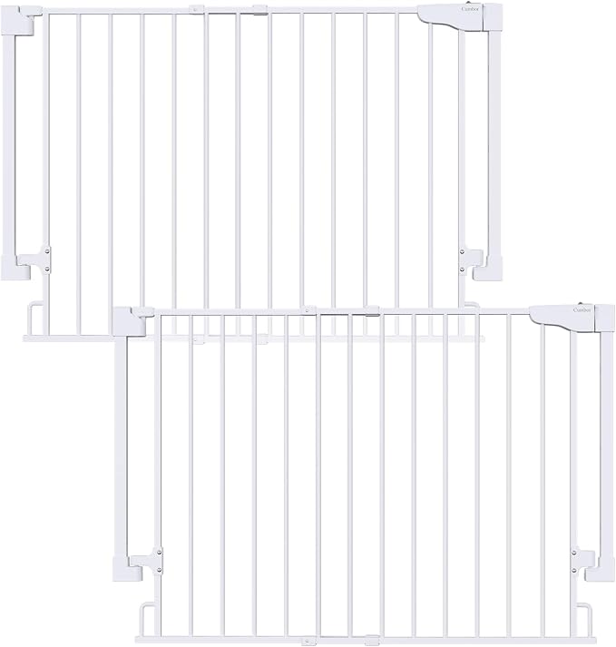 Cumbor 2 Pack 29.2-43" No Bottom Bar Baby Gate by Cumbor