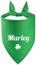 St. Patrick's Day Personalized Dog Bandana Embroidered Name Custom Neckwear Dog by Ulicoprofessionalpersonalized
