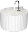 Voluas Ceramic Cat Water Fountain: 2.2L/74oz Cat Fountains by Voluas