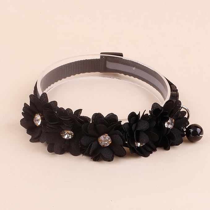 2 Pack Cat Collar Pink Floral - Image 5