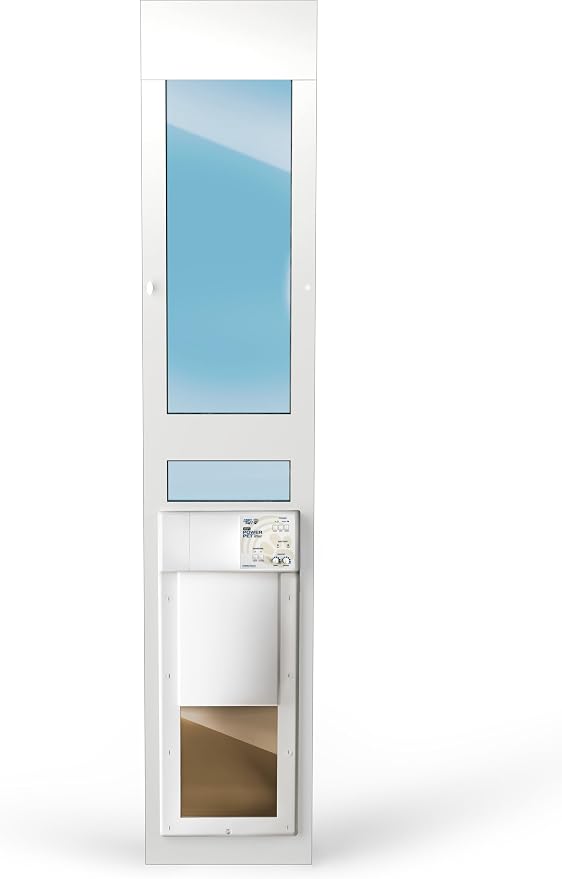 Power Pet Automatic Sliding Glass Patio Pet Door by High Tech Pet by HighTechPet