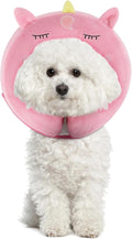 IEUUMLER Inflatable Recovery Dog Collar, Protective Donut Cone, Adjustable Soft by IEUUMLER