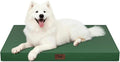 Outdoor Large Washable Dog Bed, Orthopedic Egg Crate Foam Dog Crate Mat by TailStories
