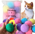 Premium Soft Pom Pom Balls for Kittens by Shizhoo