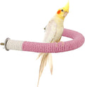 Hypeety Bird Perches Parrot U Shape Natural Wood Hemp Rope Stand Perch Bird by Hypeety