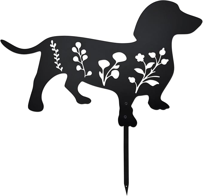 Dog Garden Stake by Unknown