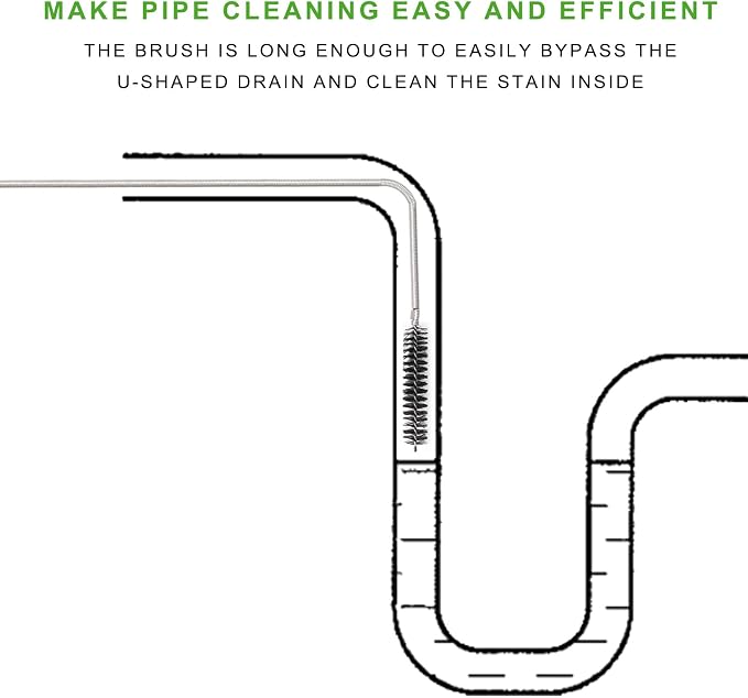 CiaraQ Bottle Cleaning Brushes, 8 Inch Nylon Tube Brush Set & A Flexible Long - Image 6