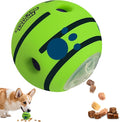 Interactive Puzzle Dog Treat Ball, Treat Dispensing Enrichment Dog Toys Ball by SHAKEANDLAUGH