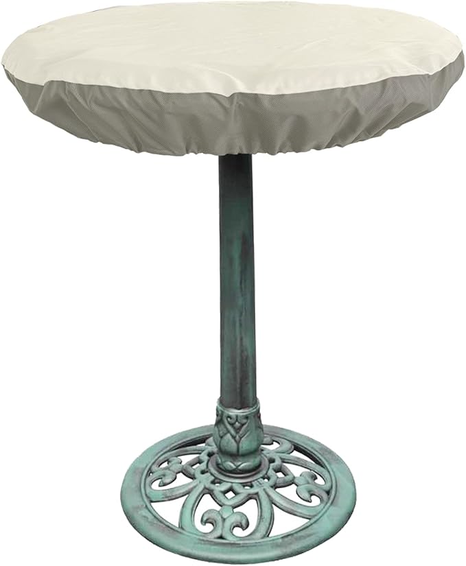 Bitubi Bird Bath Cover for 24" to 30" Diameter Bowl, Heavy Duty Waterproof 600D by PatioFurnitureCovers