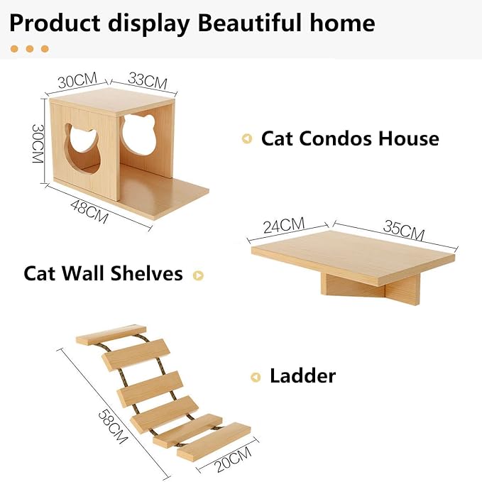 Cat Wall Shelves and Furniture Set - Image 5