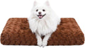 KSIIA Washable Dog Bed Deluxe Plush Dog Crate Beds Comfy Kennel Pad Anti-Slip by KSIIAPetProducts