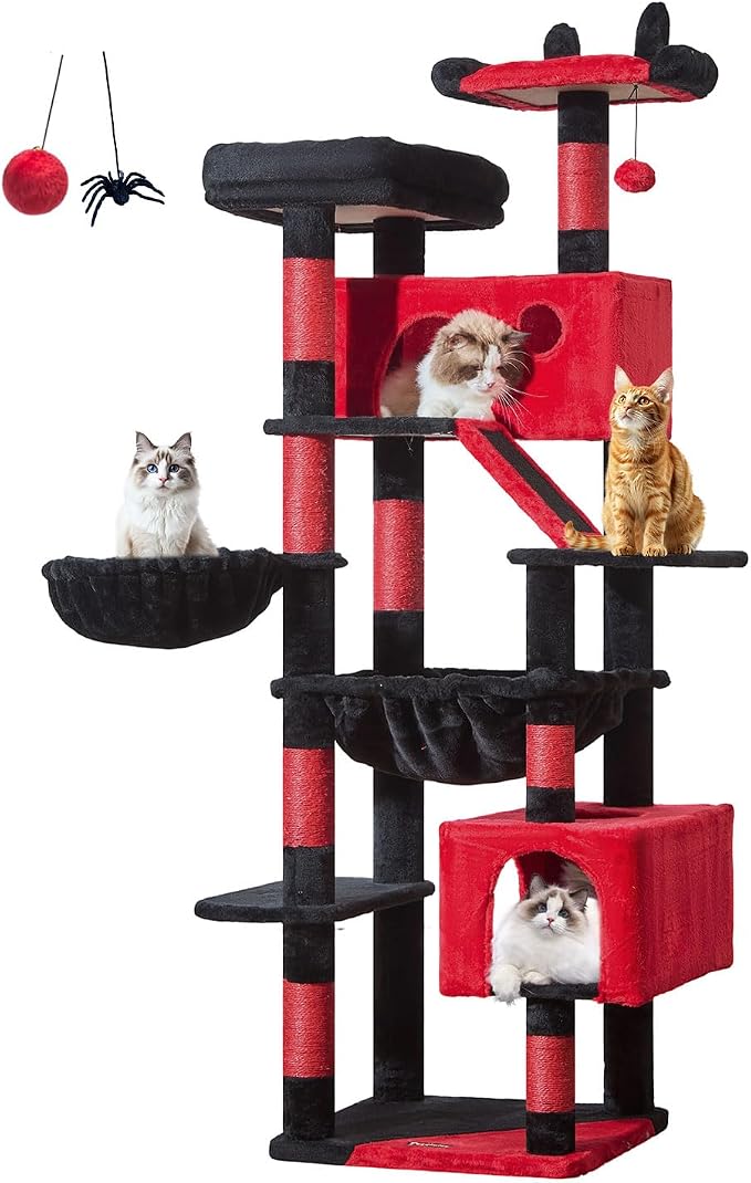 Taoqimiao Gothic Cat Tree 71-Inch, Cat Tower by Taoqimiao