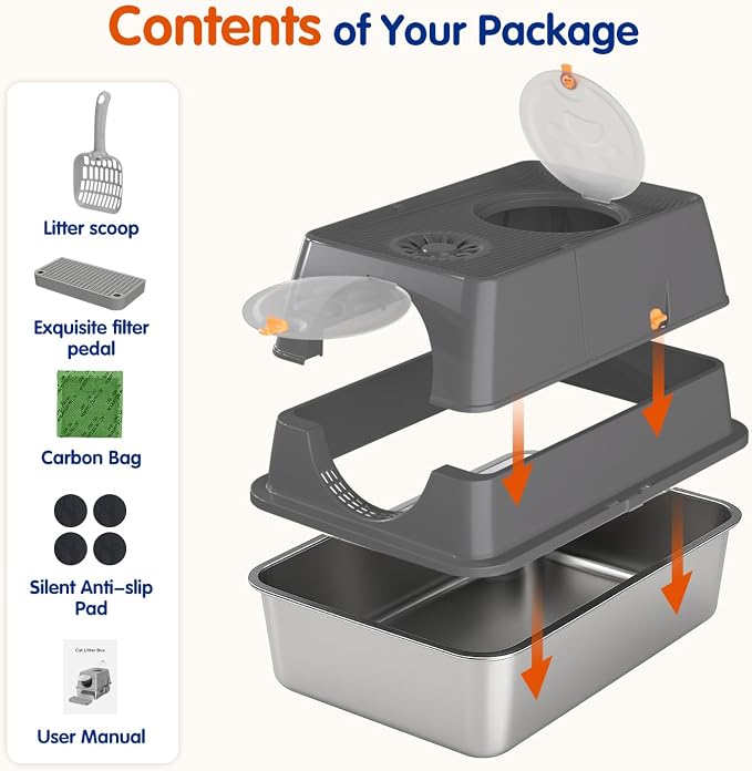 Stainless Steel Litter Box - Image 8