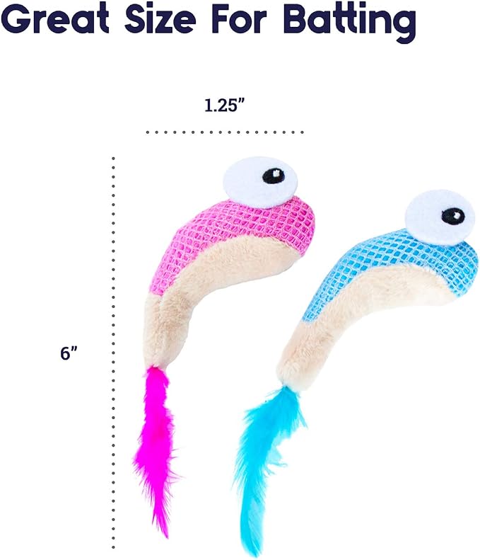 Catstages Petstages Dental Shrimpies Catnip Cat Chew Toy - Image 5