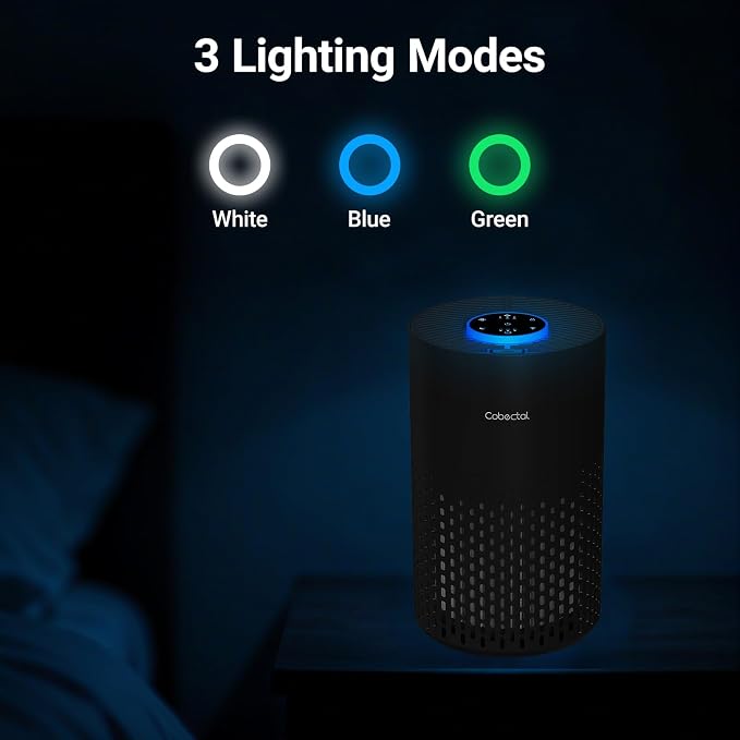 2 Pack Air Purifiers for Bedroom Home, Cobectal Air Cleaner - Image 8