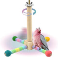 Upgraded Parrot Perch Toy, Rotating Bird Perch Stand by FAILUN