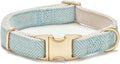 Soft Cotton Hemp Dog Collar by YUDOTE
