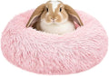 Bunny Rabbit Hideout Bed Small Animal Bedding Donut-Shaped Burrowing Pet Bed by LightUpYourPetsLife