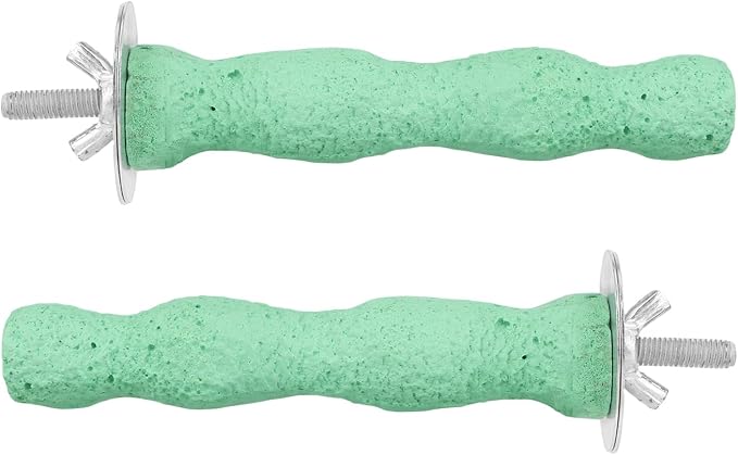 2pcs Bird Beak Grinding Stone, Resin Anti-Slip Beak Grinder Stone Perches Bird by Unknown
