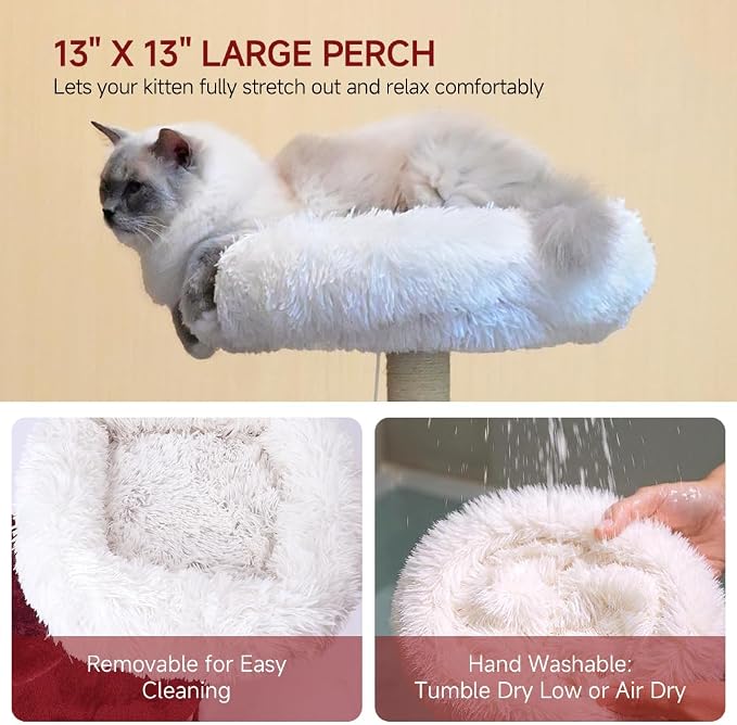 Cat Tree, 37.4-Inch Cat Tower - Image 4