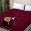 Waterproof Mattress Protector King, Fitted Sheet Style Breathable Mattress Cover by OHANO