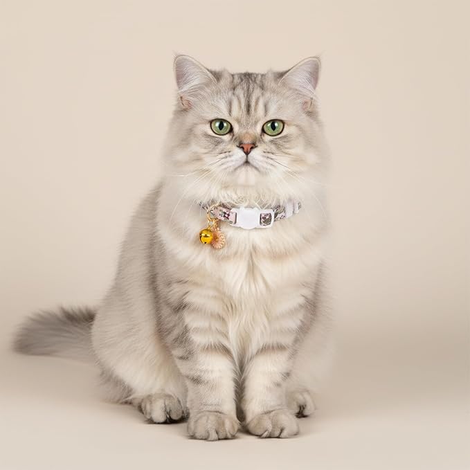2 Pack Cotton Breakaway Cat Collars - Image 4